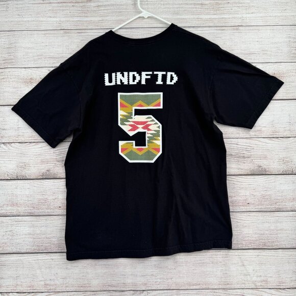 UNDFTD Undefeated 5 Thunder and Reign T-Shirt Men's Size XL Black‎ - Picture 2 of 10